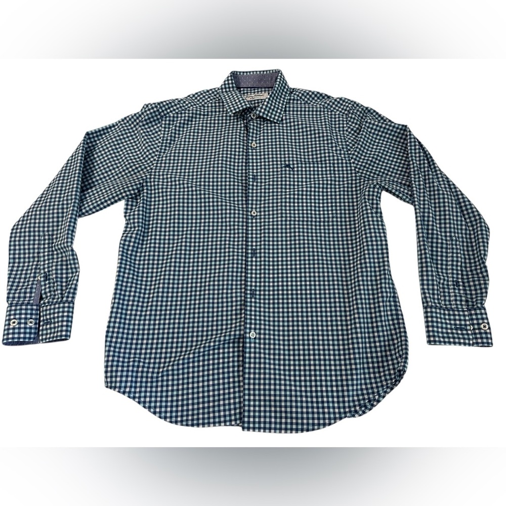 Tommy Bahama Men’s Performance Newport Coast Pania Gingham button down - Size M